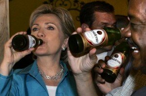 http://supportyourlocalgunfighter.com/wp-content/uploads/Hillary-Clinton-Drinking-Beer-300x198.jpg