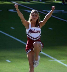 University of Alabama cheerleader